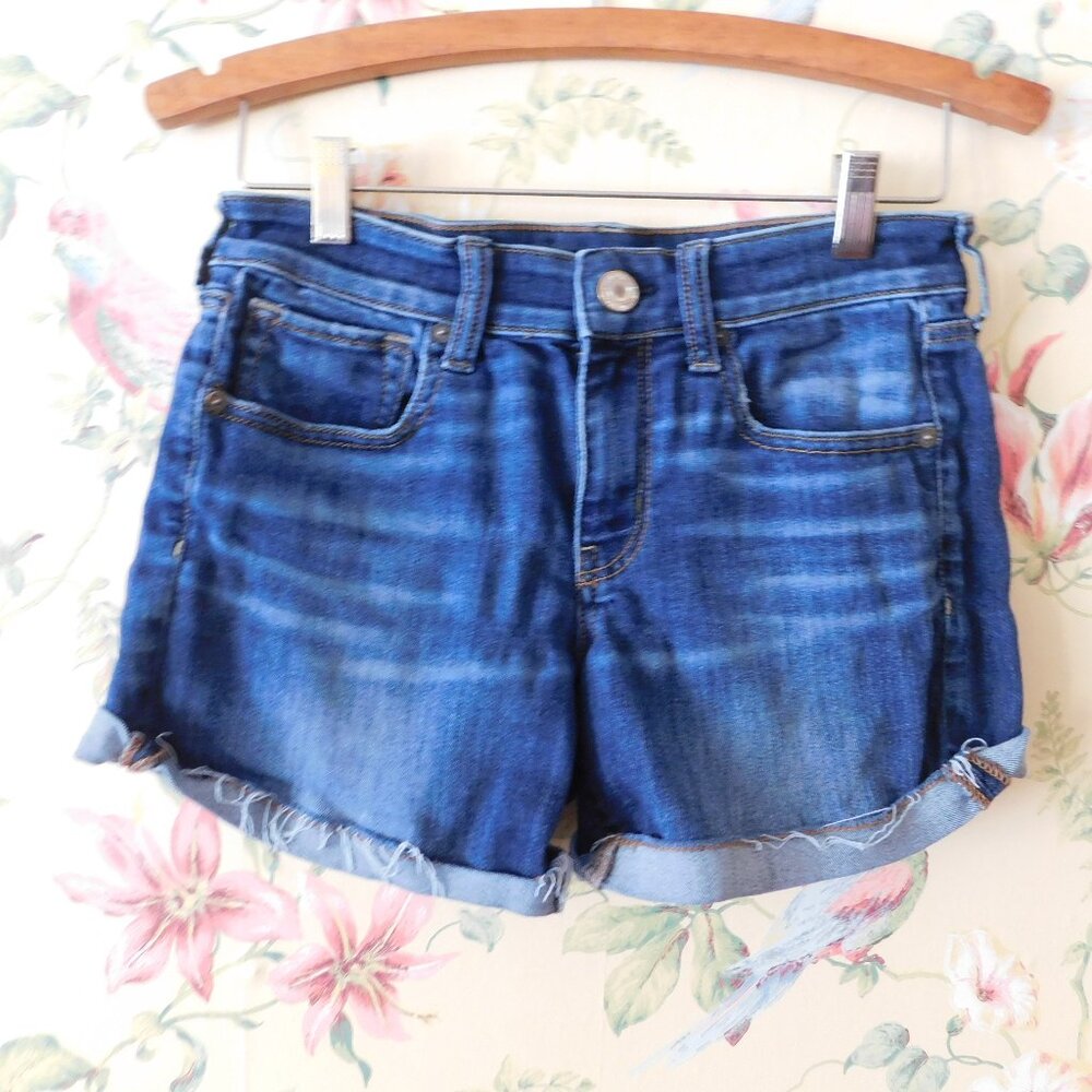 🦅 American Eagle Next Level Stretched Midi Jean Short 6